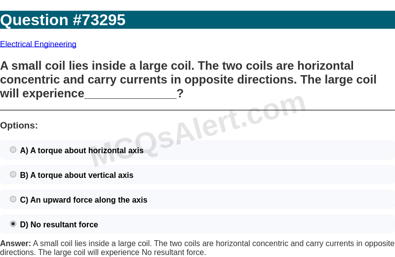 Question Screenshot