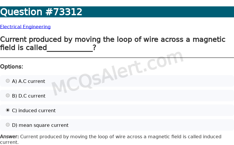 Question Screenshot
