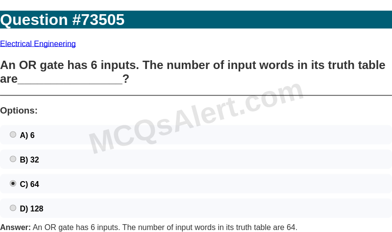 Question Screenshot
