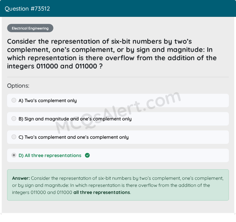 Question Screenshot