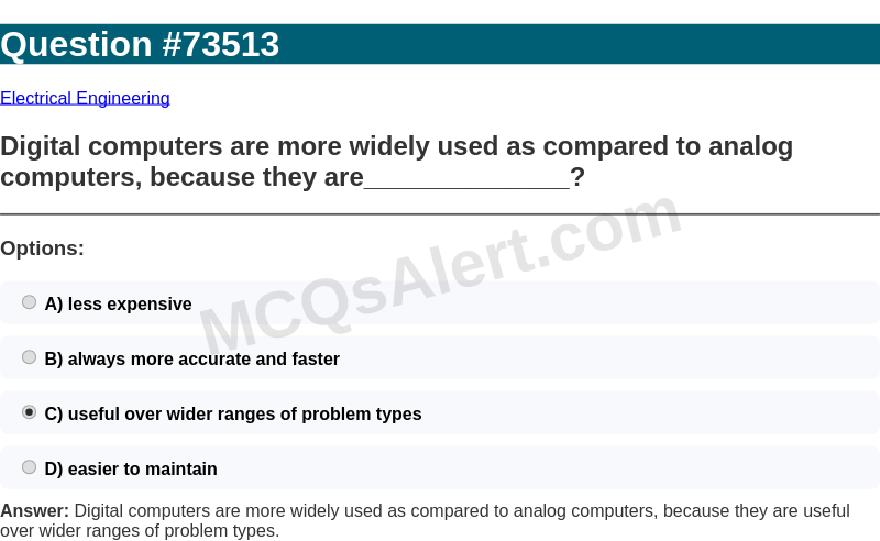 Question Screenshot