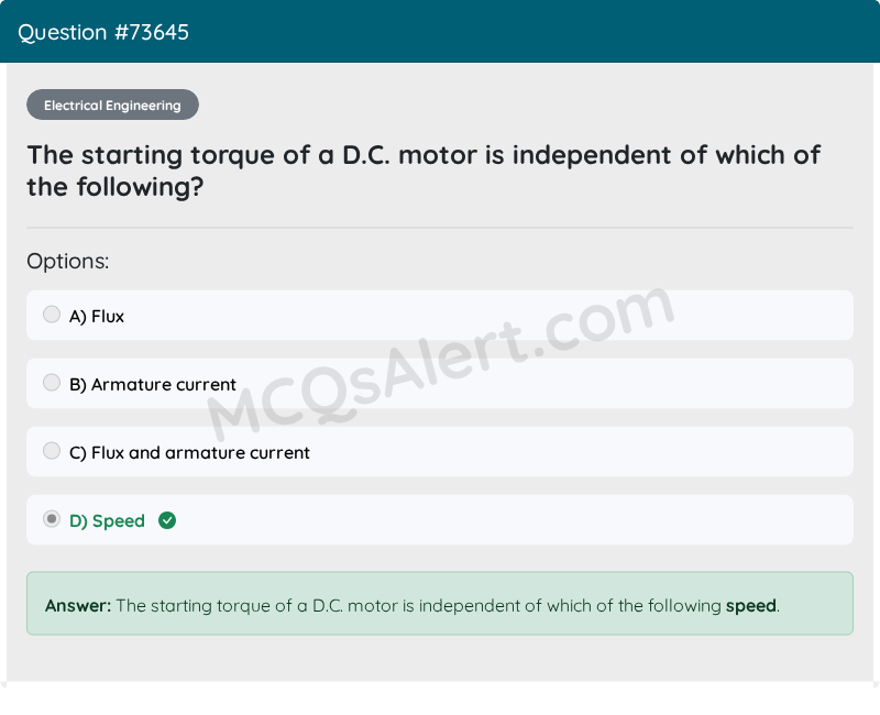 Question Screenshot