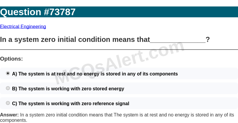Question Screenshot