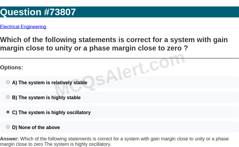 Question Screenshot