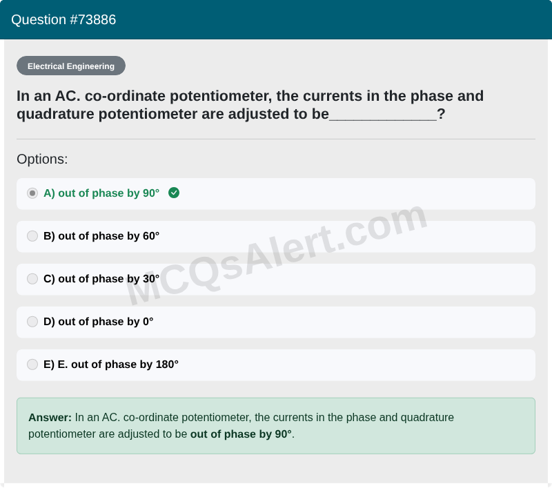 Question Screenshot
