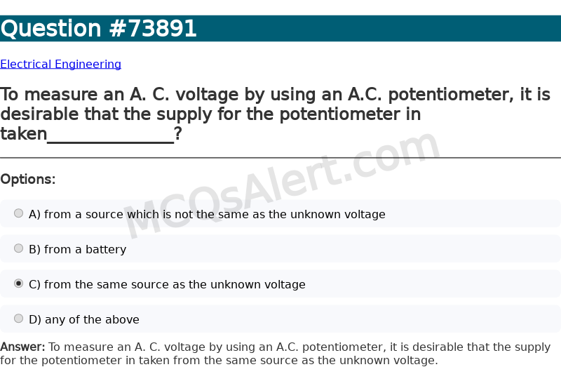 Question Screenshot