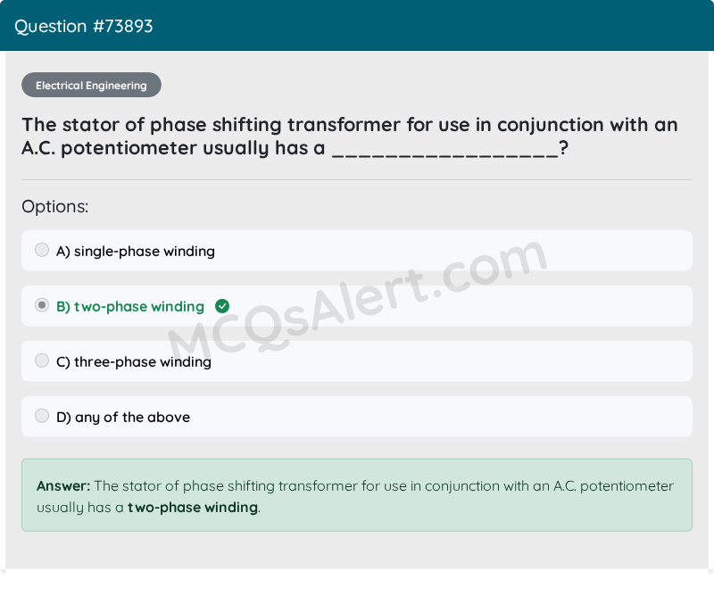 Question Screenshot