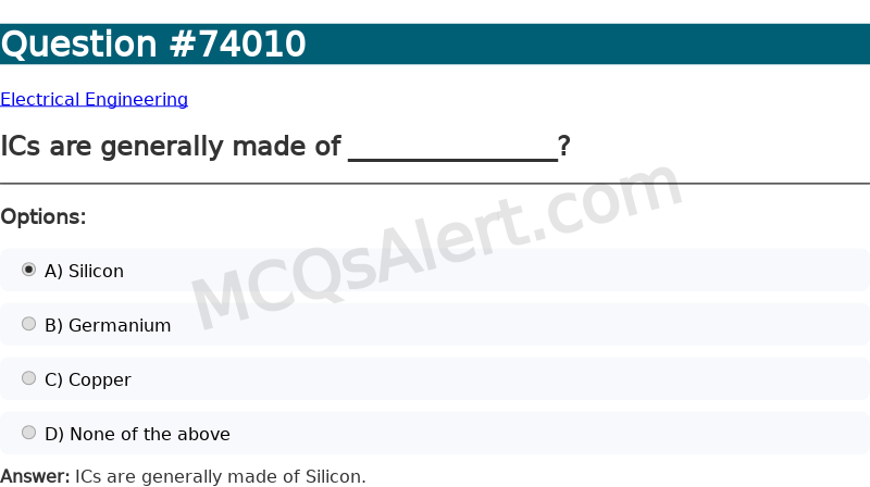 Question Screenshot