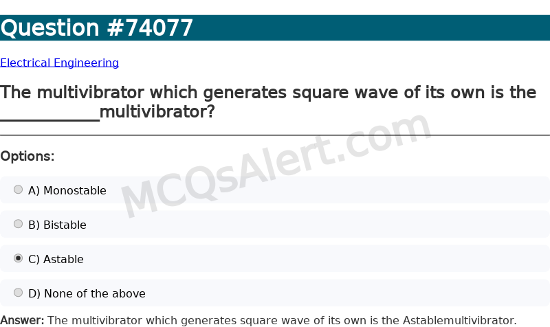 Question Screenshot