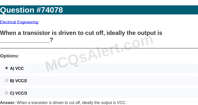 Question Screenshot
