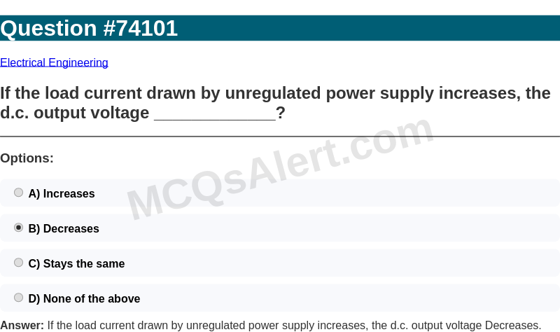 Question Screenshot