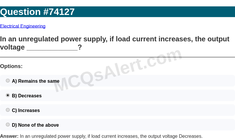 Question Screenshot