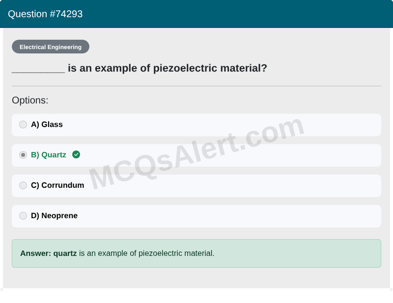 Question Screenshot