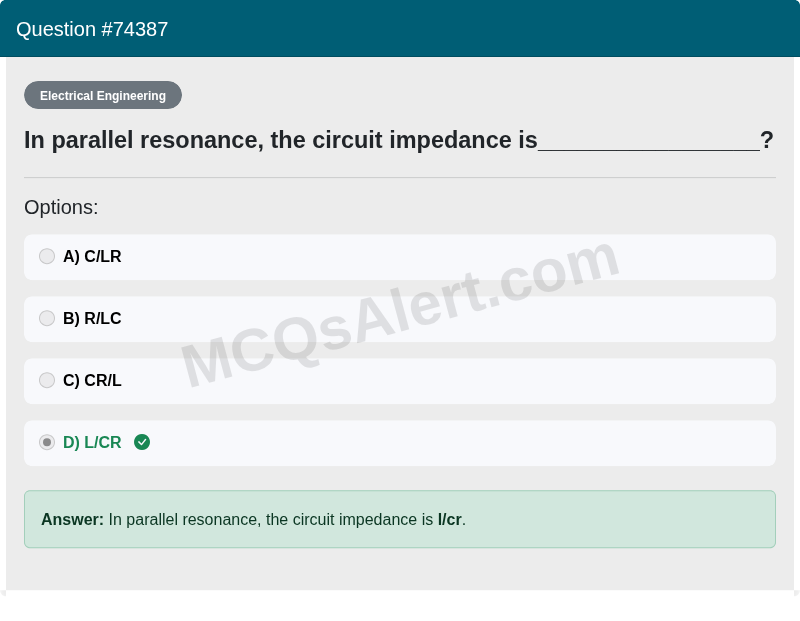 Question Screenshot