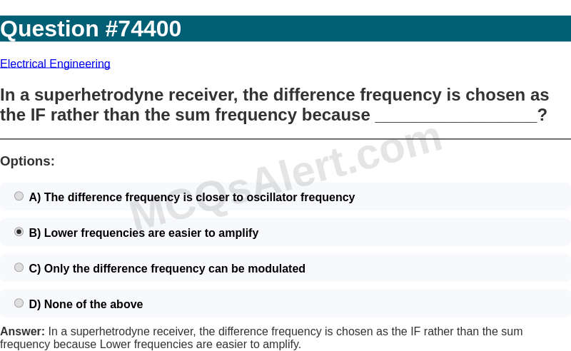 Question Screenshot