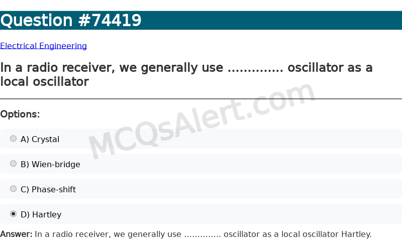 Question Screenshot