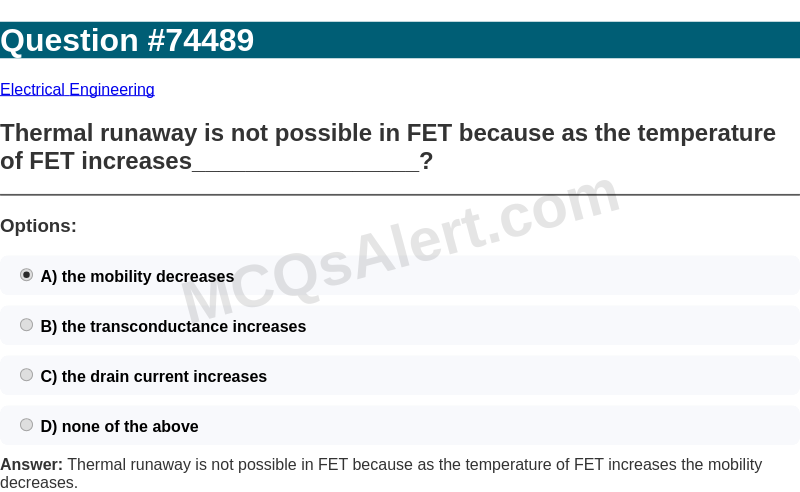 Question Screenshot