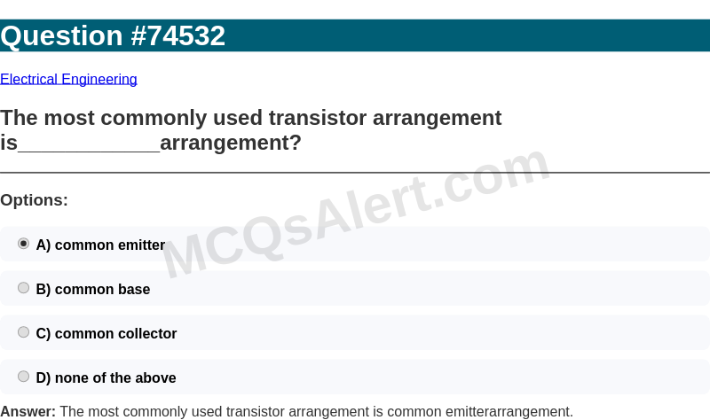 Question Screenshot