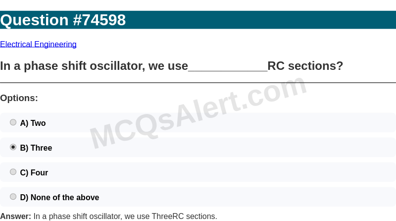 Question Screenshot