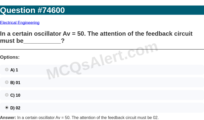 Question Screenshot