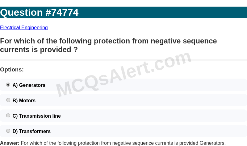 Question Screenshot