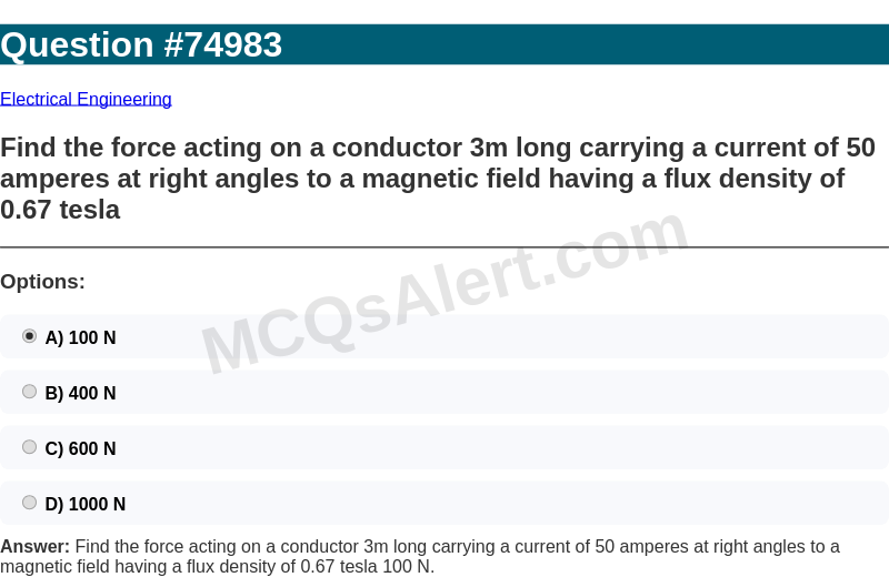 Question Screenshot