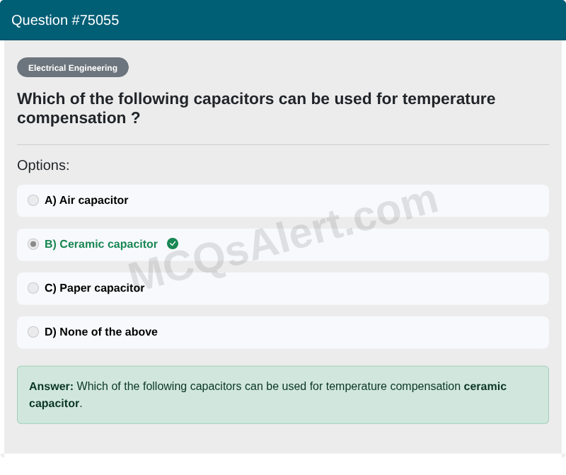 Question Screenshot