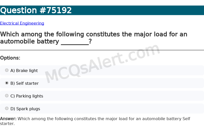 Question Screenshot