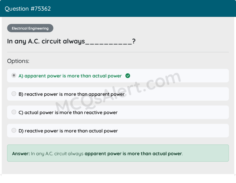 Question Screenshot