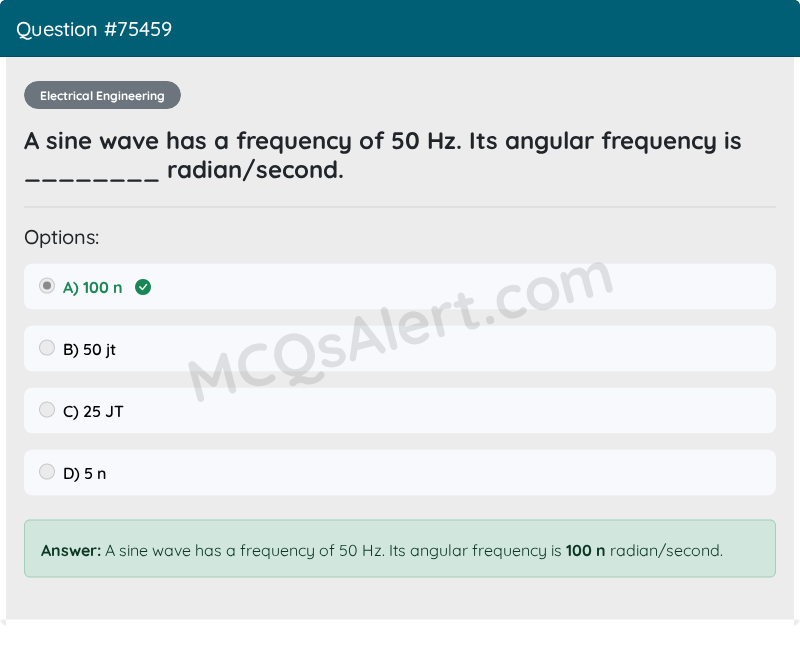 Question Screenshot