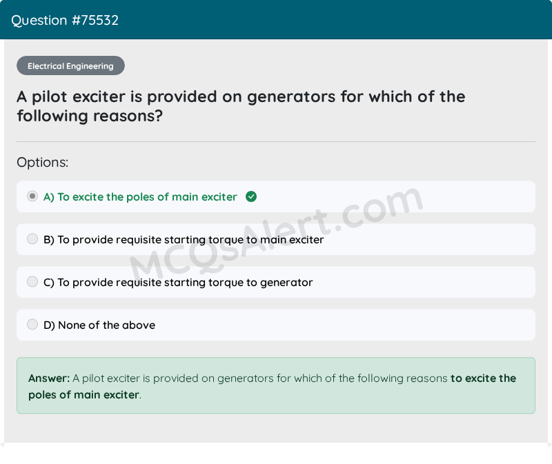 Question Screenshot