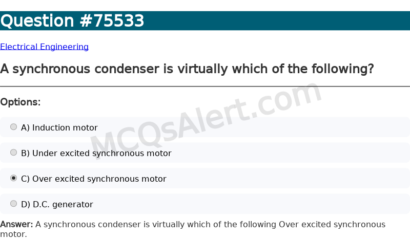 Question Screenshot
