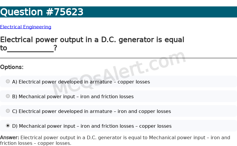 Question Screenshot