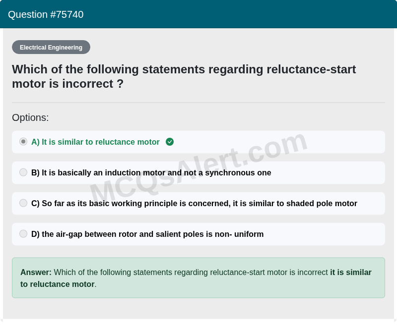 Question Screenshot