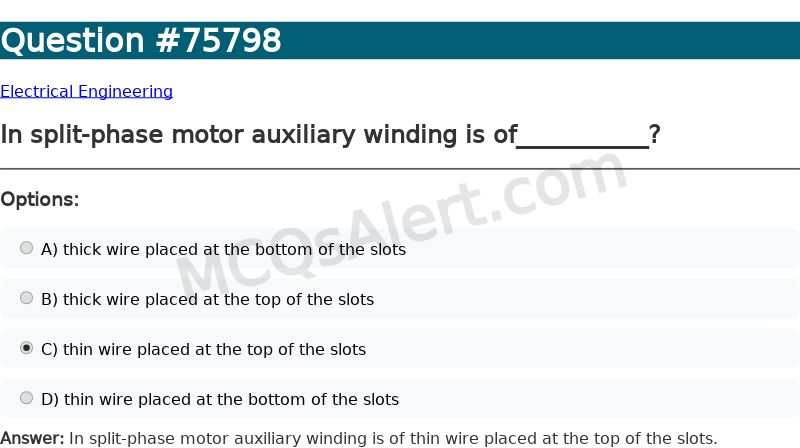 Question Screenshot