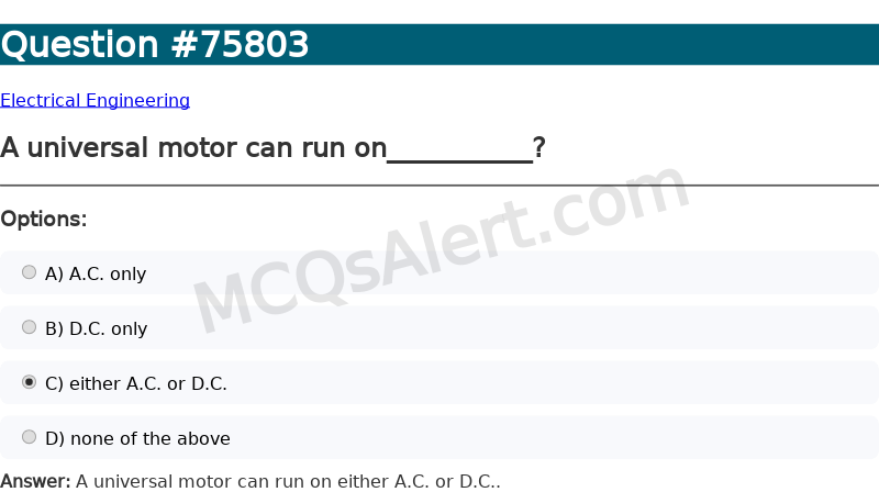 Question Screenshot