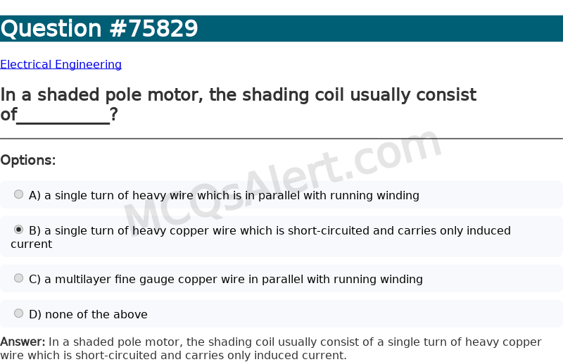 Question Screenshot