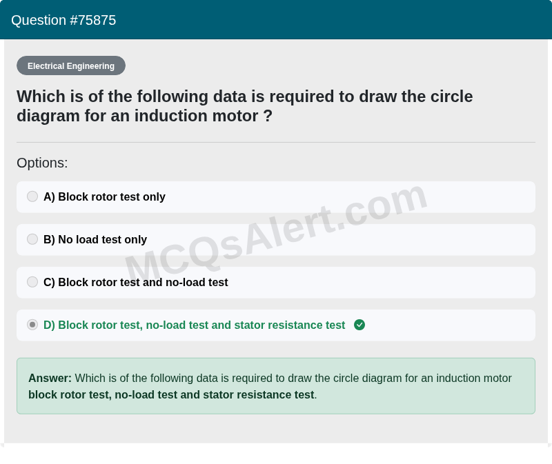 Question Screenshot