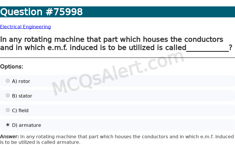 Question Screenshot