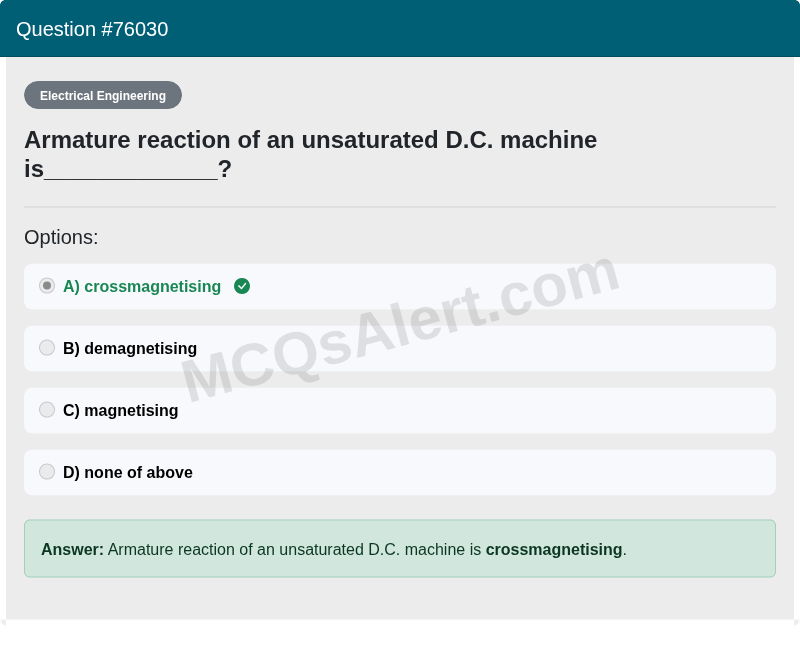 Question Screenshot