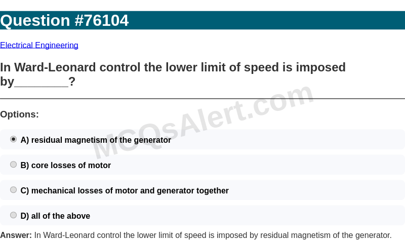 Question Screenshot