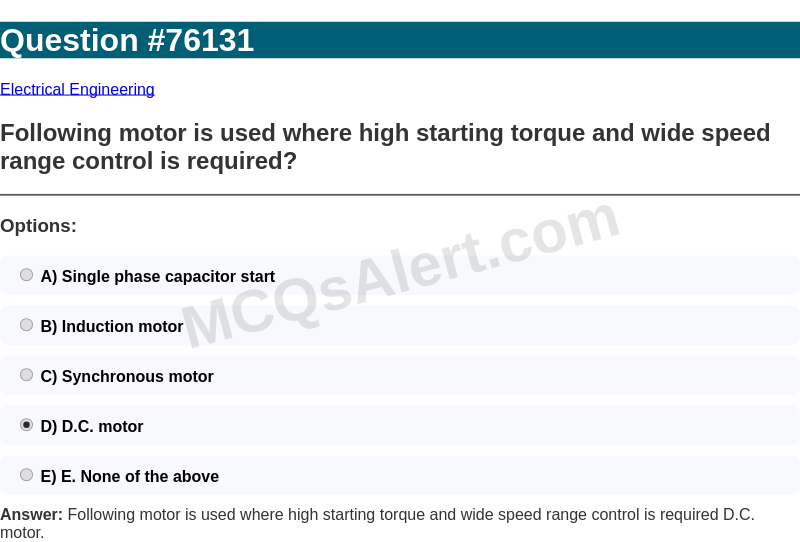 Question Screenshot