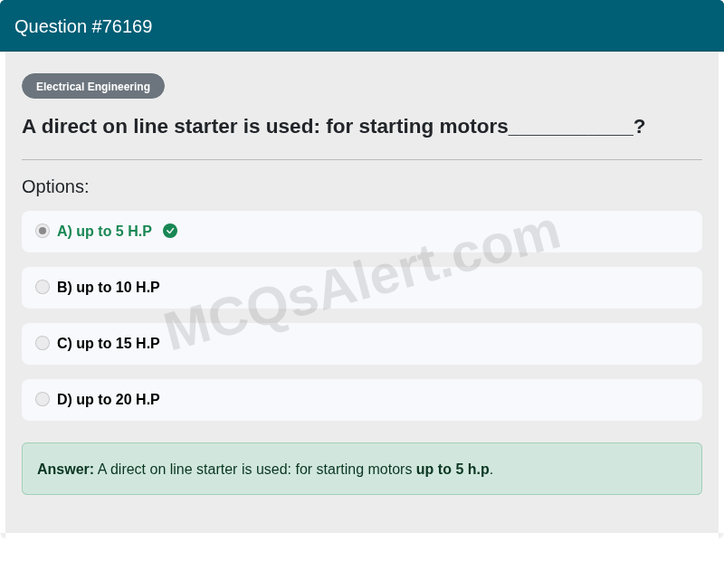 Question Screenshot