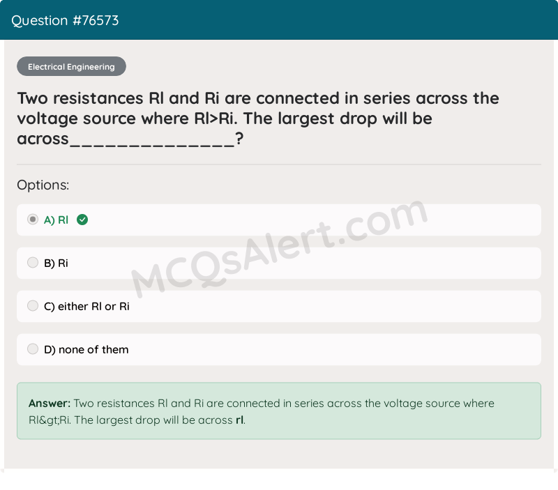 Question Screenshot