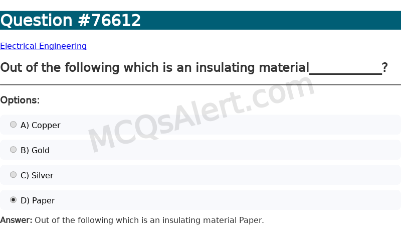 Question Screenshot