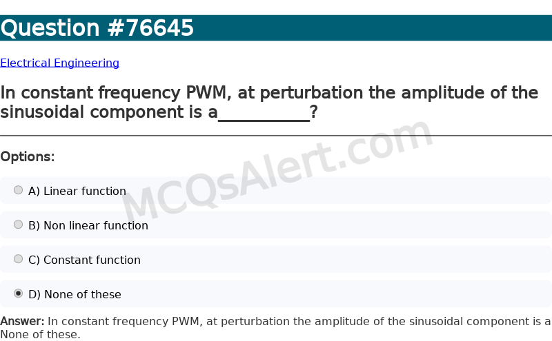 Question Screenshot