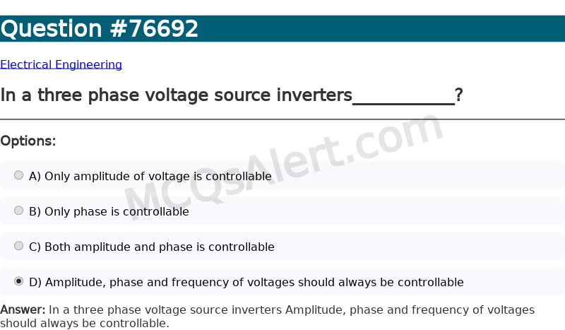 Question Screenshot