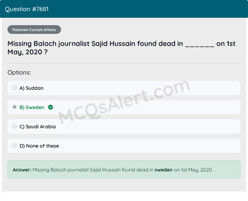 Question Screenshot