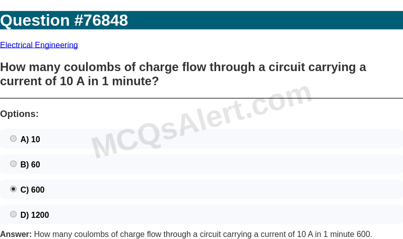 Question Screenshot