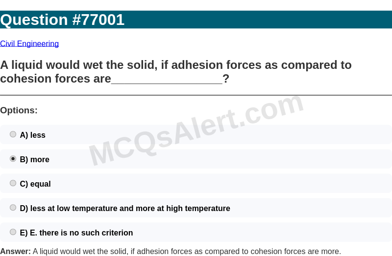 Question Screenshot